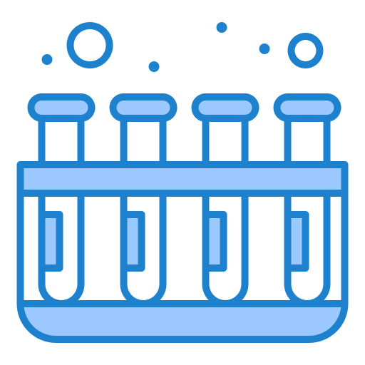 Test tube Generic Blue icon