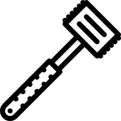 Tenderizer Coloring Lineal icon