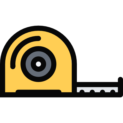Measuring tape - Free construction and tools icons