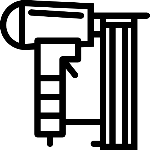 Pistola de clavos - Iconos gratis de construcción y herramientas