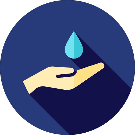 Water Flat Circular Flat icon