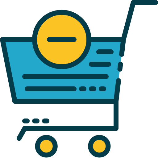 Shopping basket Mangsaabguru Lineal Color icon