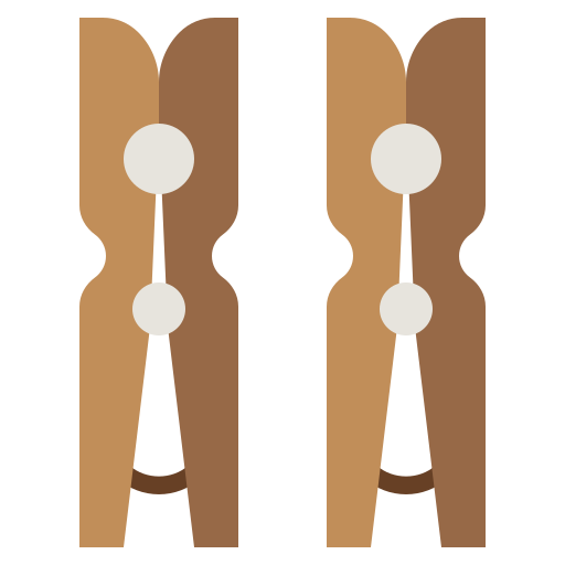 Clothes pin Surang Flat icon