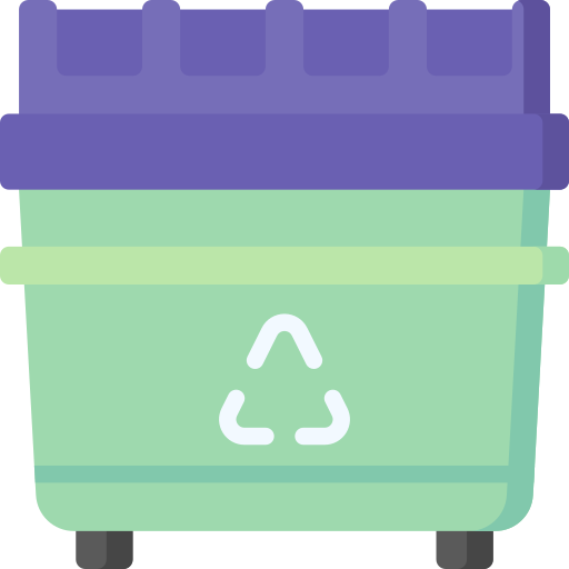 tacho de reciclaje icono gratis