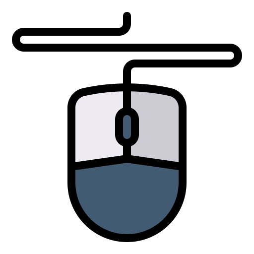 Mouse Generic Outline Color icon