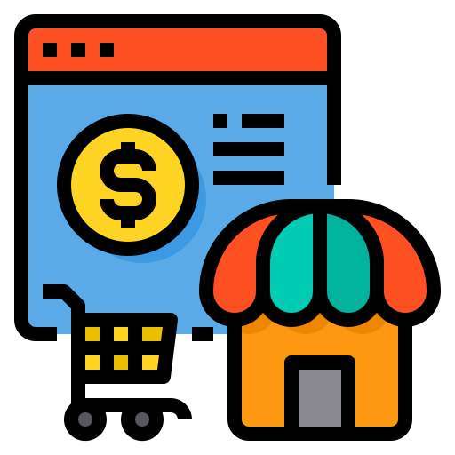 shopping en ligne Icône gratuit shopping en ligne Icône gratuit