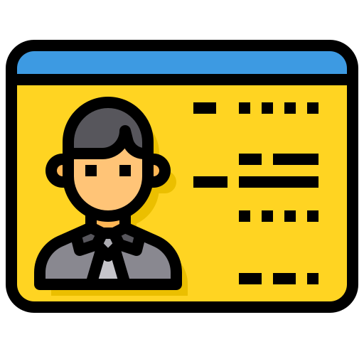 Driver License Free Icon