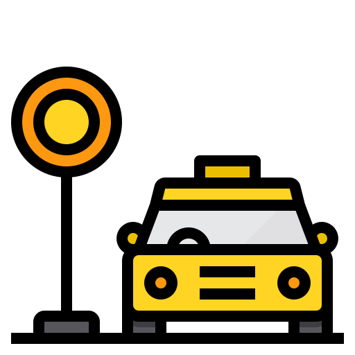 Taxi stop - Free transportation icons
