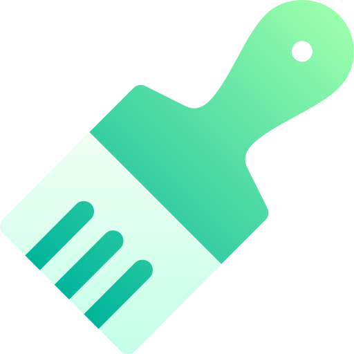 cepillo de pintura icono gratis