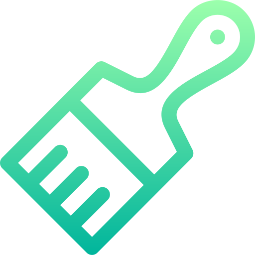 cepillo de pintura icono gratis