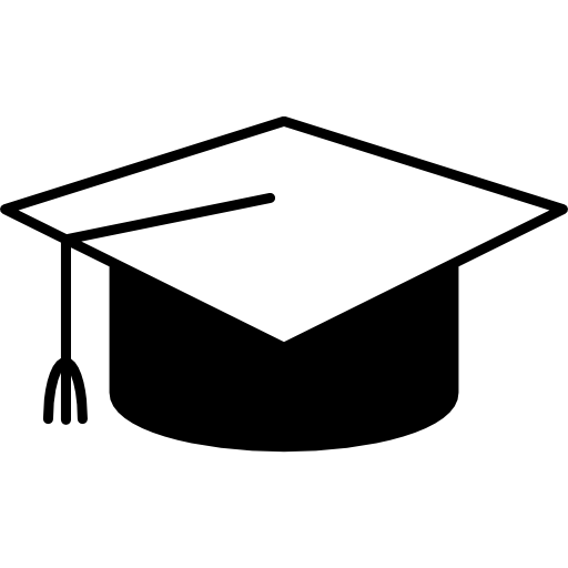 cubierta de la cabeza de graduación icono gratis