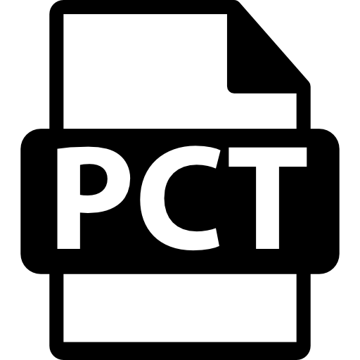 símbolo de formato de arquivo pct grátis ícone