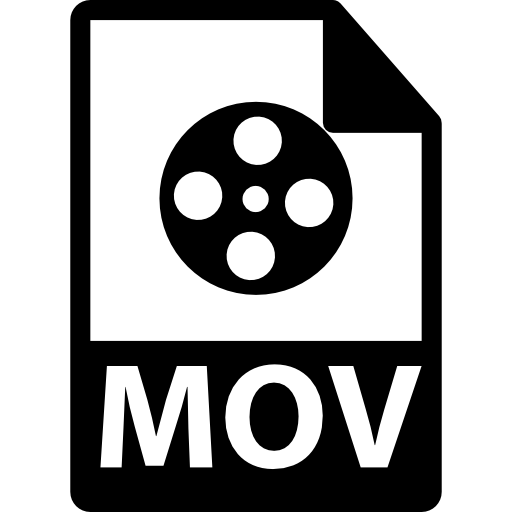 symbole de format de fichier mov Icône gratuit