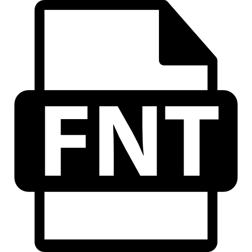 símbolo de formato de archivo fnt icono gratis