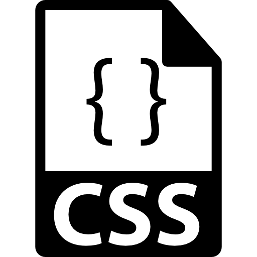 symbole de format de fichier css Icône gratuit