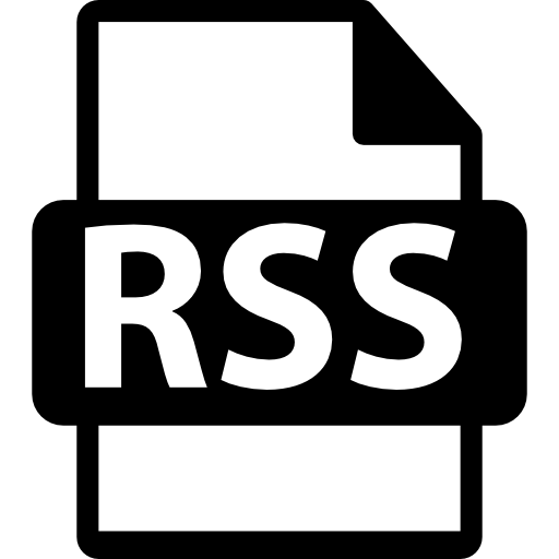 symbole de format de fichier rss Icône gratuit