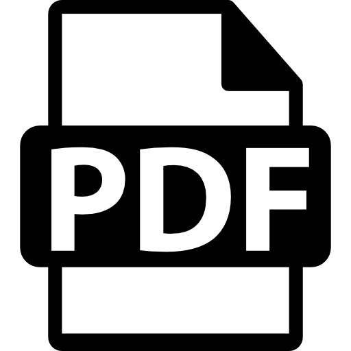 Symbole de format de fichier pdf - Icônes interface gratuites