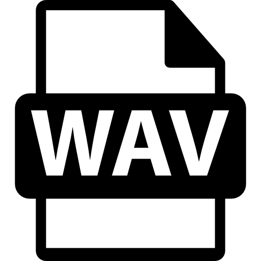 symbole de format de fichier wav Icône gratuit