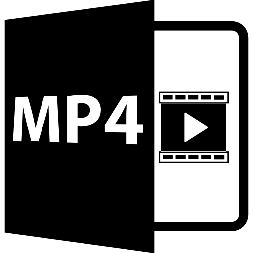 symbole de format de fichier mp4 Icône gratuit