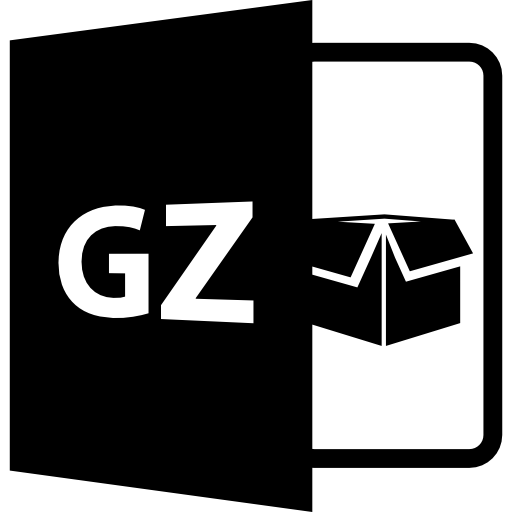 símbolo de formato de archivo gz icono gratis