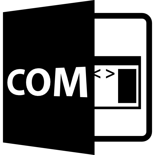 com-file-format-symbol-icon