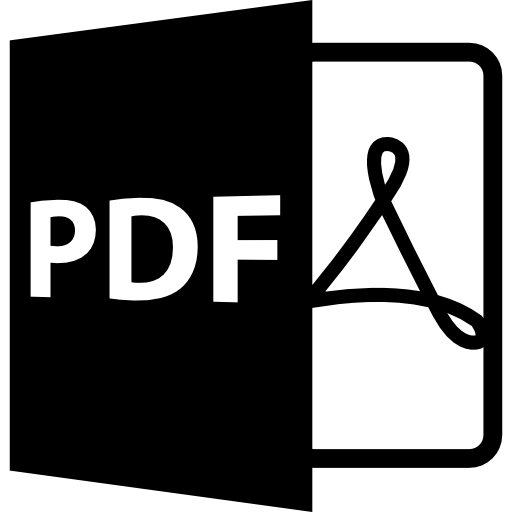 symbole de format de fichier pdf Icône gratuit