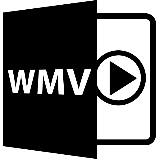 Símbolo de formato de archivo wmv - gratis de interfaz