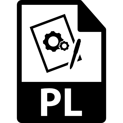 variante de formato de archivo pl icono gratis