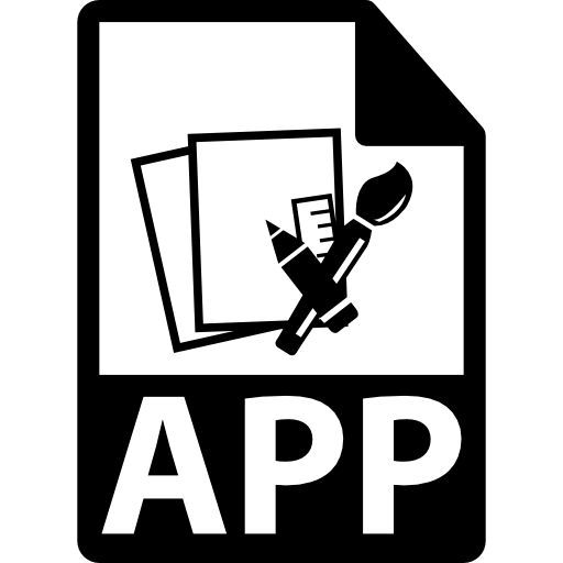 variante de formato de archivo de la aplicación icono gratis