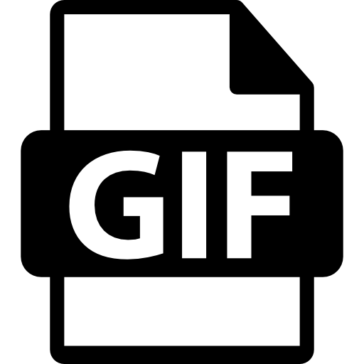 Formato de arquivo gif - ícones de interface grátis