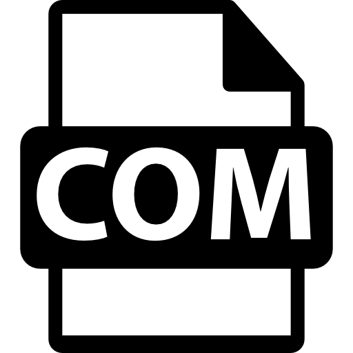 com-file-format-symbol-icon