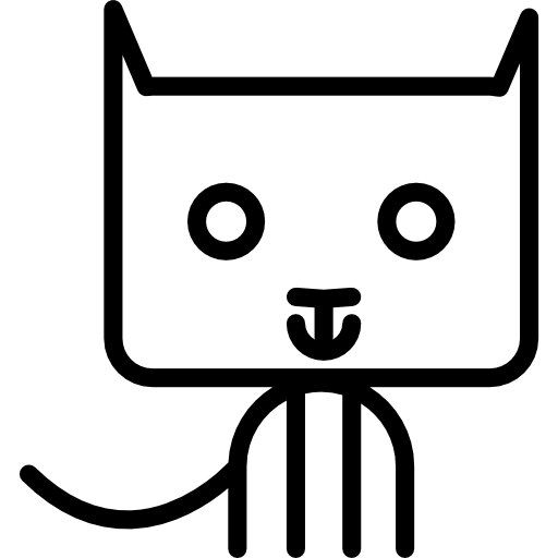 sitting cat icon