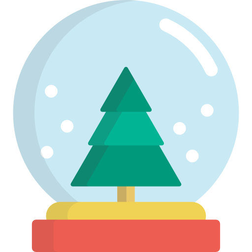 Snow globe icon Special Flat