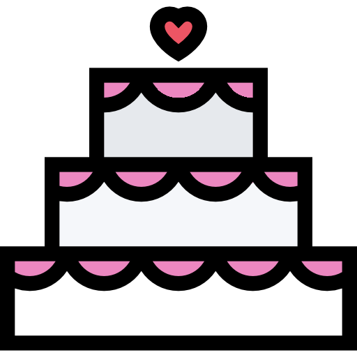 Свадебный пирог бесплатно иконка Свадебный пирог бесплатно иконка