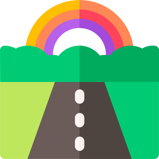 arco iris icono gratis