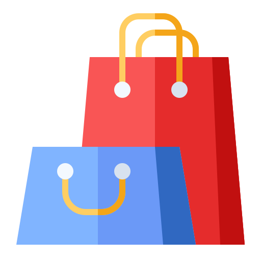 Shopping bags - free icon