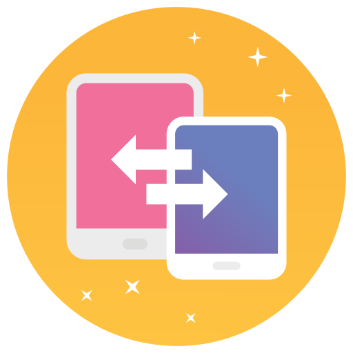 transferencia de datos icono gratis