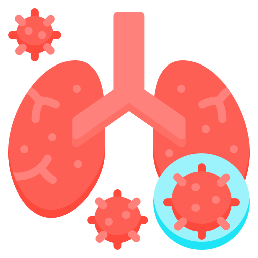 neumonía icono gratis