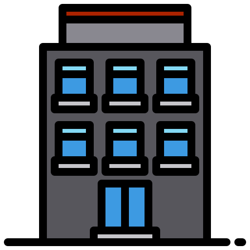 호텔 무료 아이콘