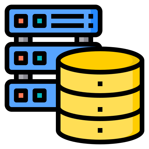 almacenamiento de base de datos icono gratis