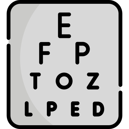 Eye test - Free healthcare and medical icons