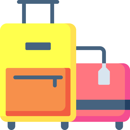 vecteur illustration de valise, Voyage icône autocollant. vecteur