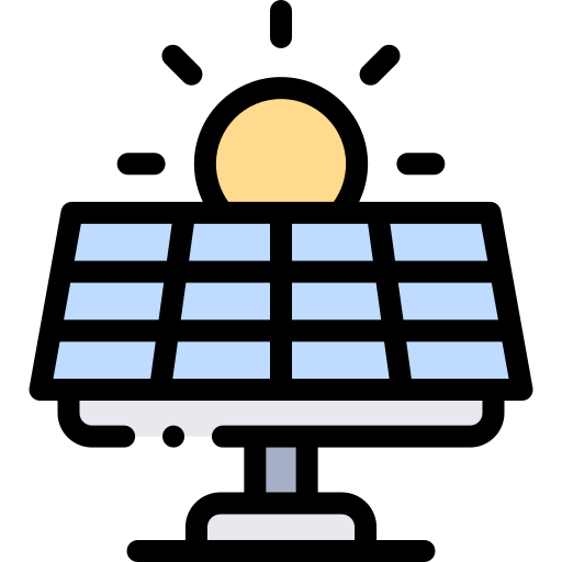 panel solar icono gratis