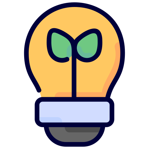 Éco lumière Icône gratuit Éco lumière Icône gratuit