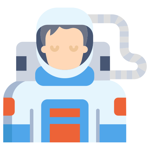 Astronaut Icongeek26 Flat Icon