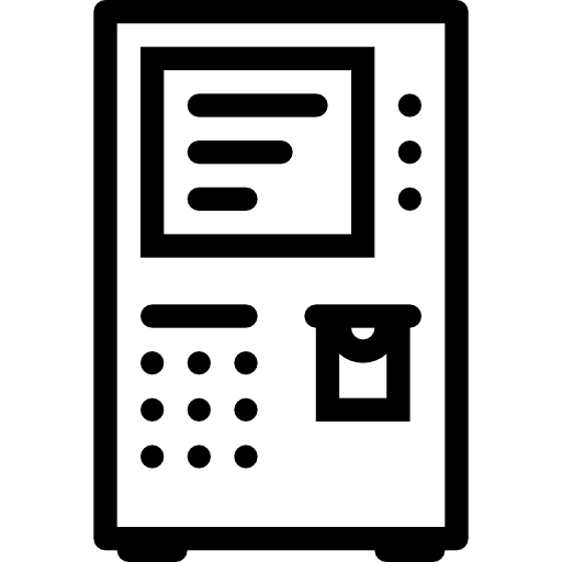 cajero automático icono gratis