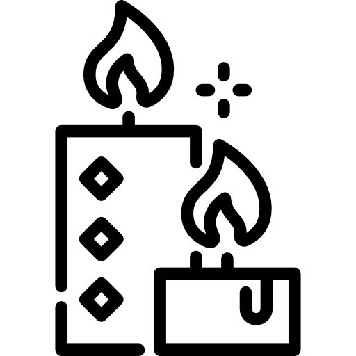 bougies Icône gratuit