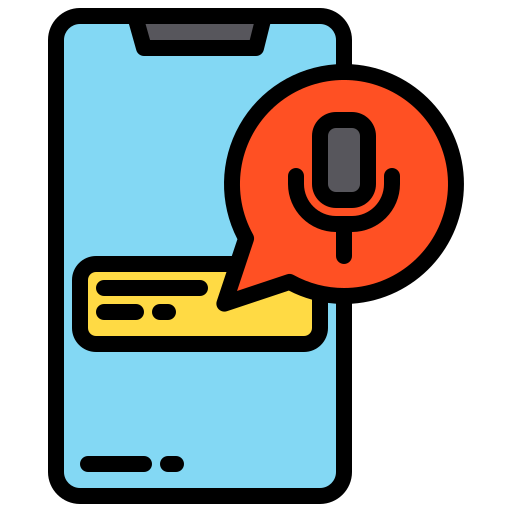mensaje de voz icono gratis