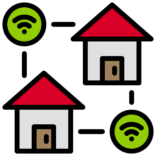 casa inteligente icono gratis