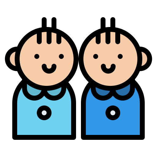 Twin Free Kid And Baby Icons
